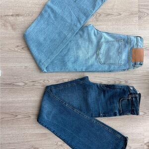 Zara Women's high- waste flare Jeans - 2 pairs. Never worn.